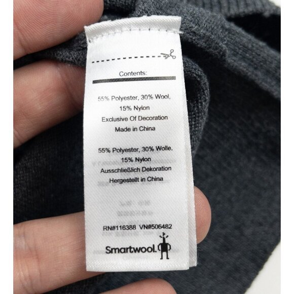 SmartWool Merino Wool Blend Sweater Women's XS Shadow Pine Crewneck Knit Gray - Picture 6 of 13